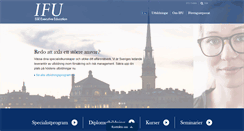 Desktop Screenshot of ifu.se