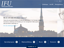 Tablet Screenshot of ifu.se